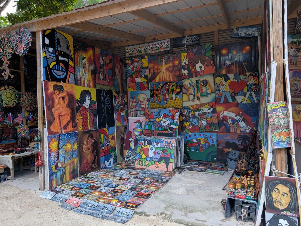 they had a market but the sellers were way too aggressive, that was a turn off