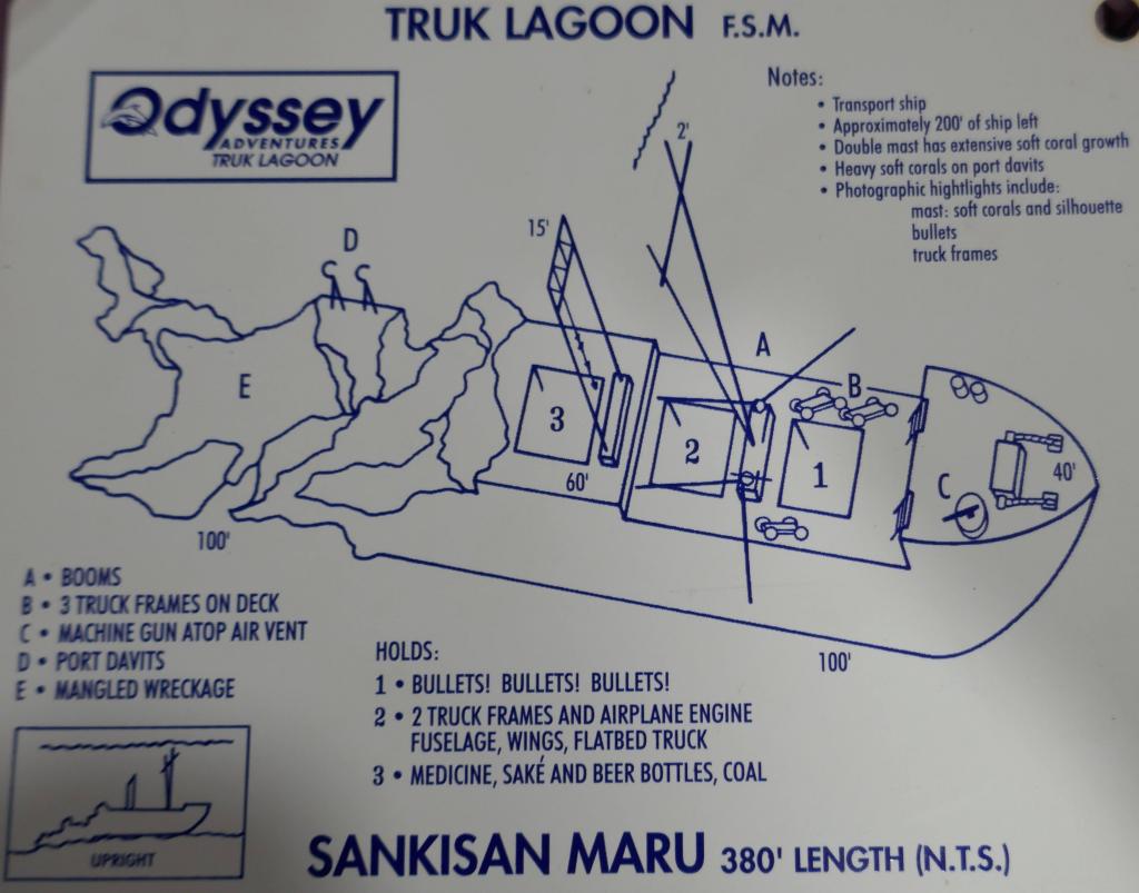 Sankisan Maru Map