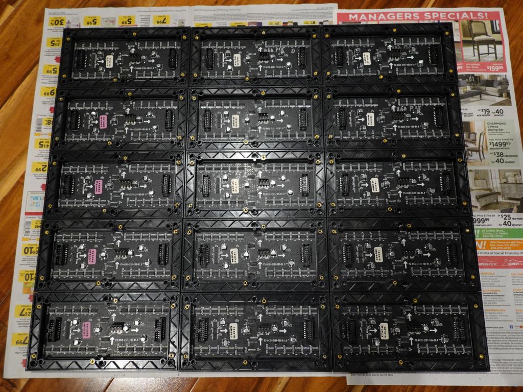 112 - 20200310 FastLED RPIRGBPanel GFX 192x160