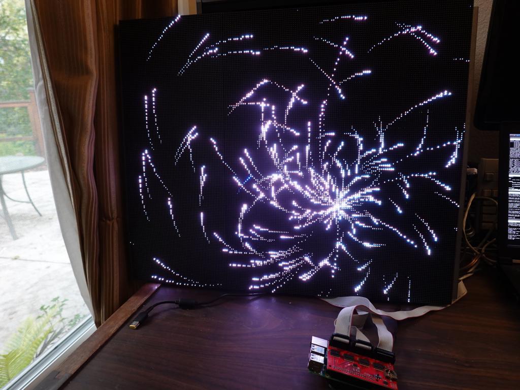 118 - 20200310 FastLED RPIRGBPanel GFX 192x160