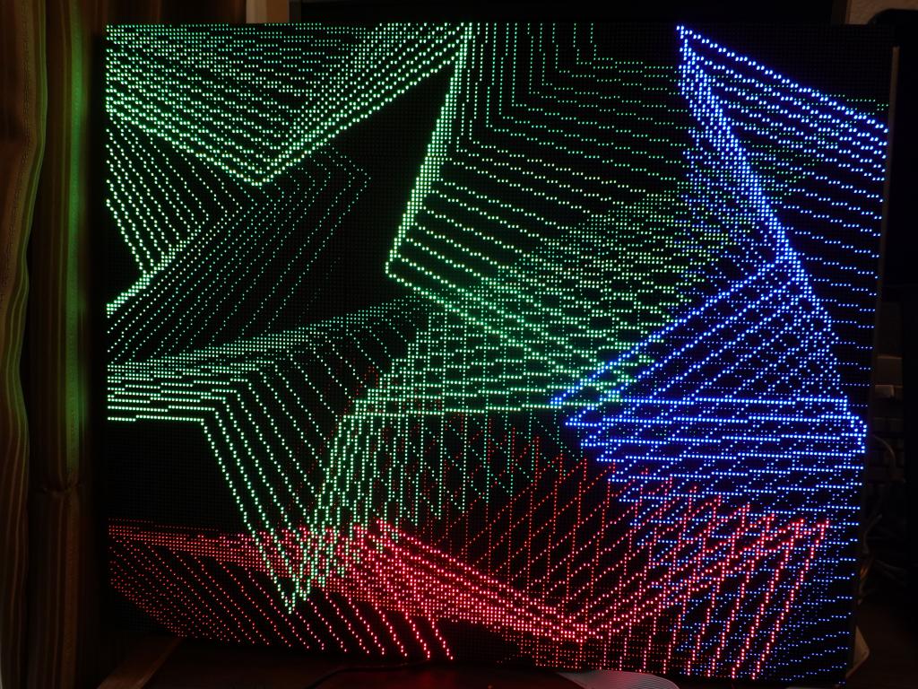 121 - 20200310 FastLED RPIRGBPanel GFX 192x160