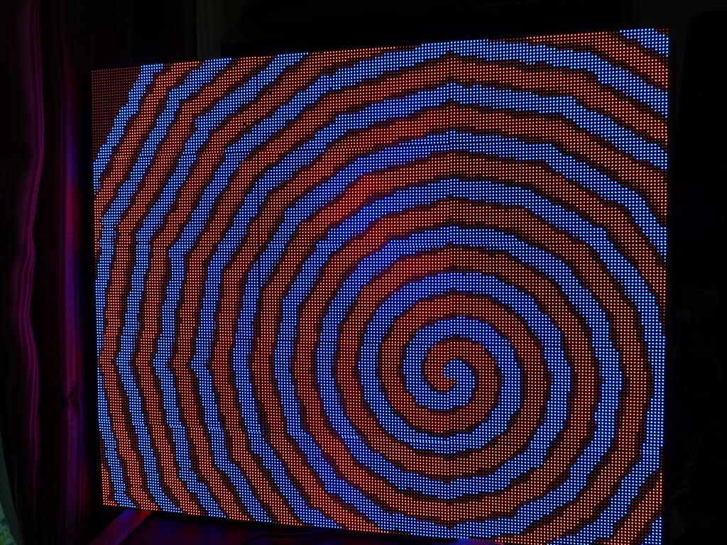 124 - 20200310 FastLED RPIRGBPanel GFX 192x160
