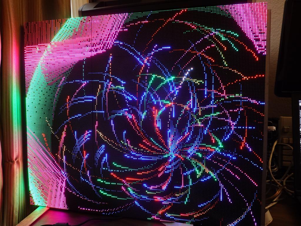131 - 20200310 FastLED RPIRGBPanel GFX 192x160