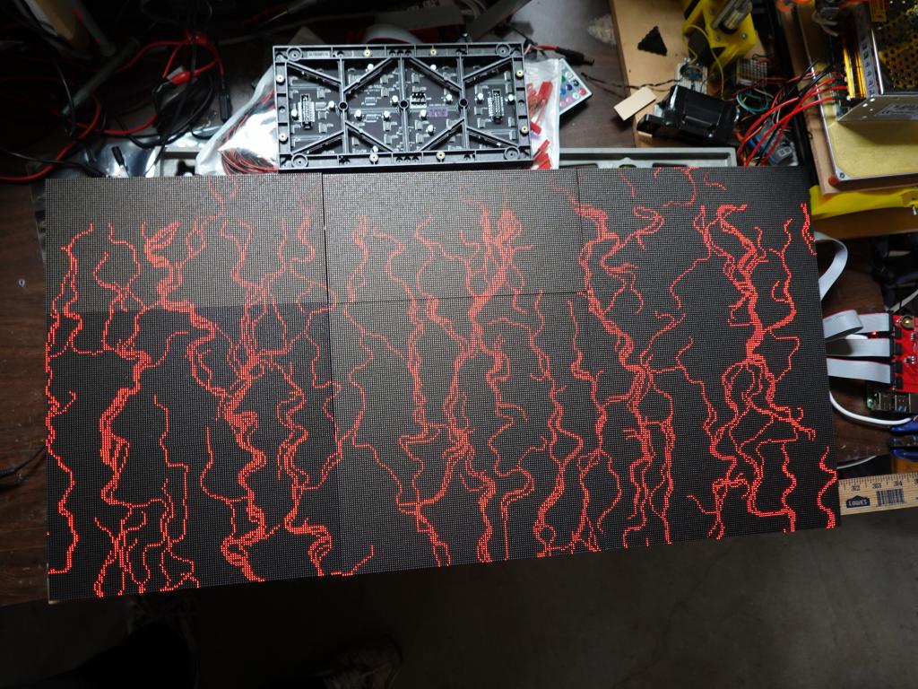 304 - 20200310 FastLED RPIRGBPanel GFX 384x192