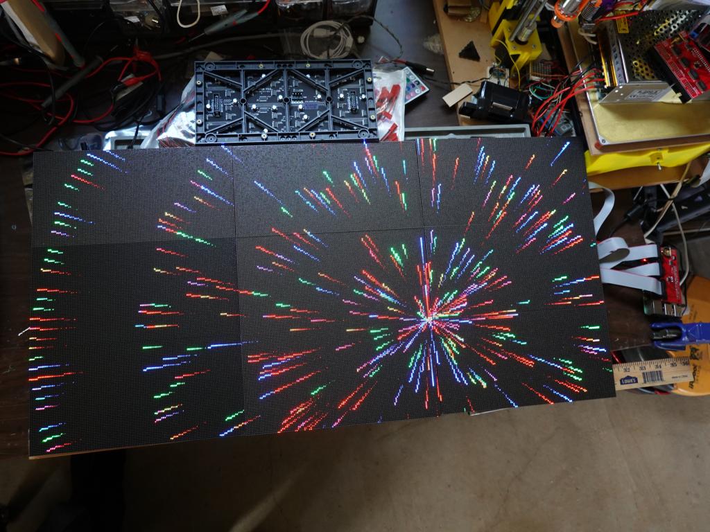 307 - 20200310 FastLED RPIRGBPanel GFX 384x192
