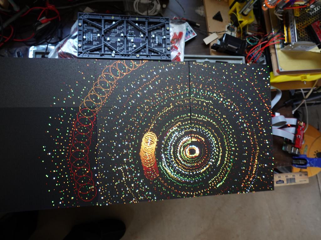 308 - 20200310 FastLED RPIRGBPanel GFX 384x192