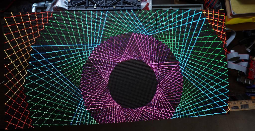 315 - 20200310 FastLED RPIRGBPanel GFX 384x192