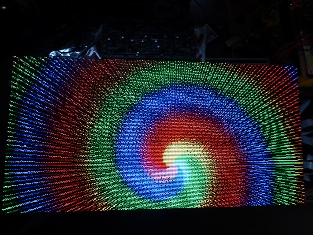 326 - 20200310 FastLED RPIRGBPanel GFX 384x192