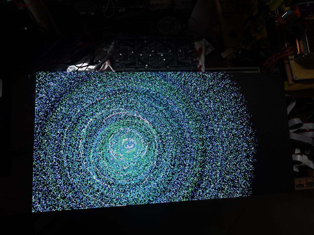 332 - 20200310 FastLED RPIRGBPanel GFX 384x192