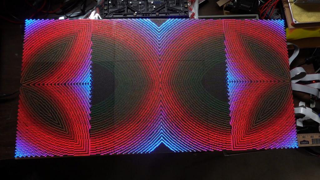 340 - 20200310 FastLED RPIRGBPanel GFX 384x192