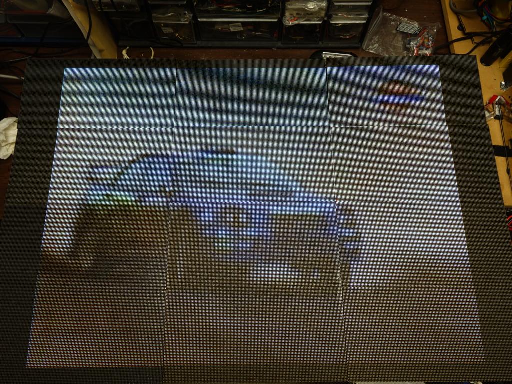 421 - 20200310 FastLED RPIRGBPanel GFX 384x256