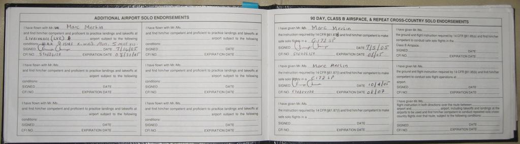 0901 - Logbook Signoffs