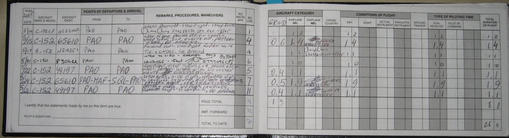 1002 - Logbook Flights
