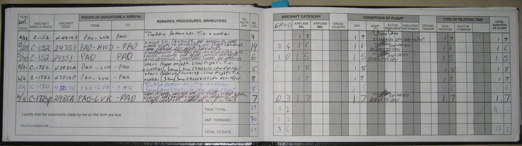 1003 - Logbook Flights
