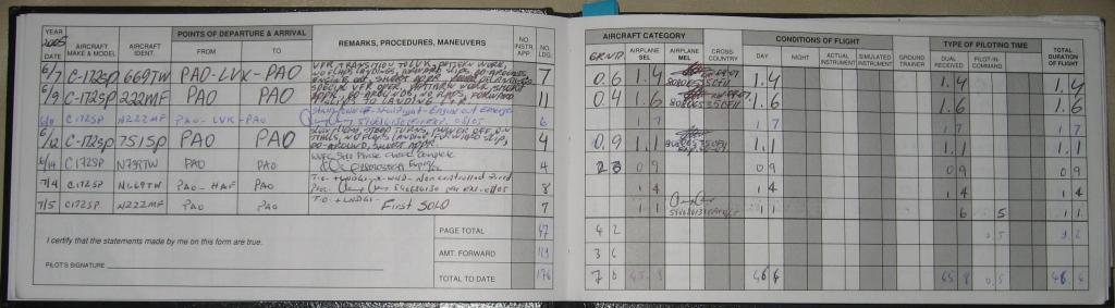 1004 - Logbook Flights