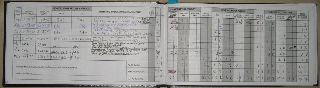 1010 - Logbook Flights