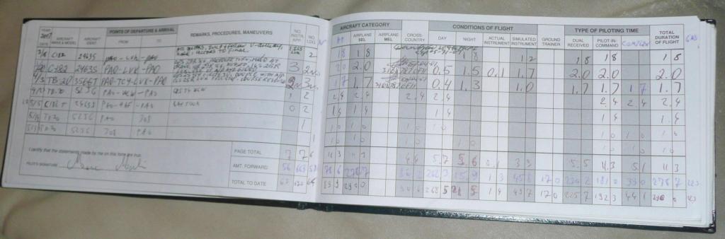 1025 - Logbook Flights