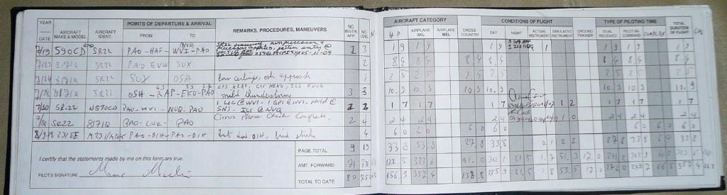 1028 - Logbook Flights