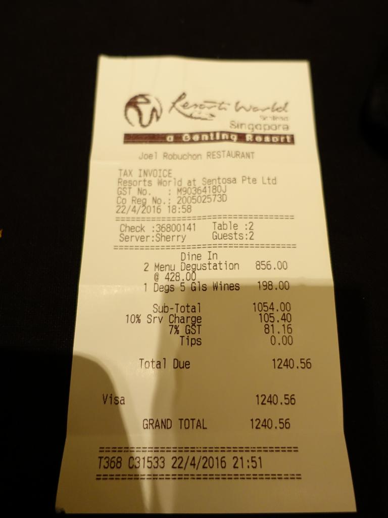 245 - 20160421 Joel Robuchon Singapore