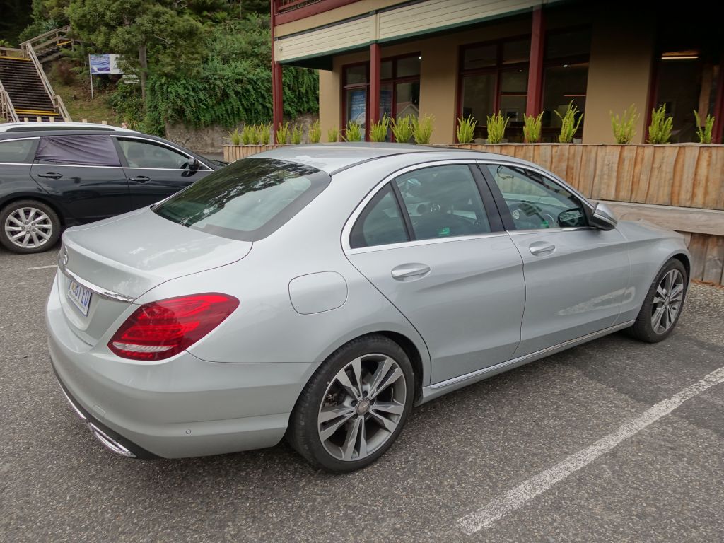 Our merc was a pleasure to drive and got us through the twisty roads to Strahan