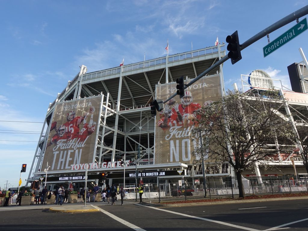 had never been to levi's stadium before