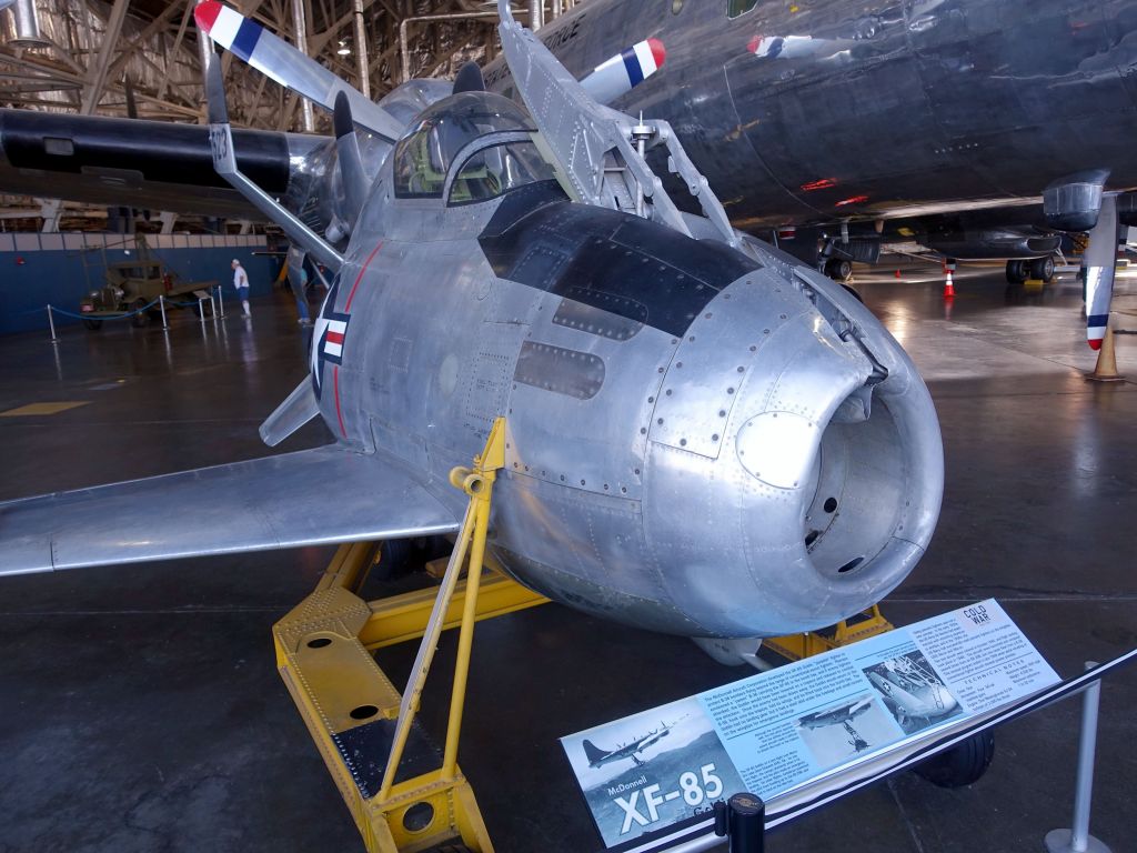 XF-85, what a strange beast. A parasite fighter carried by bombers