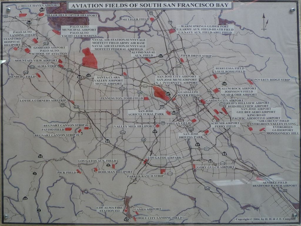 the bay area used to have lots of airports. Too bad almost all of them are gone