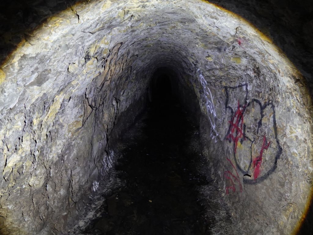 I went to check out the cave which was really a storm drain