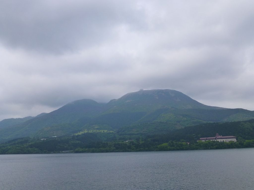 there was a cable car with a view up there, but covered in clouds