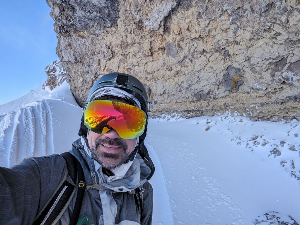 finally could ride to the rock under the wall