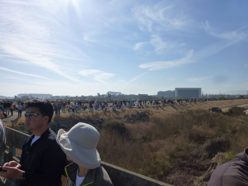 Lots of people came on Steven's Creek Trail