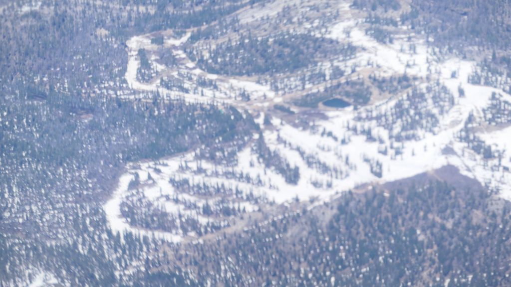 Flew over Chinee Peak, a ski resort I didn't know