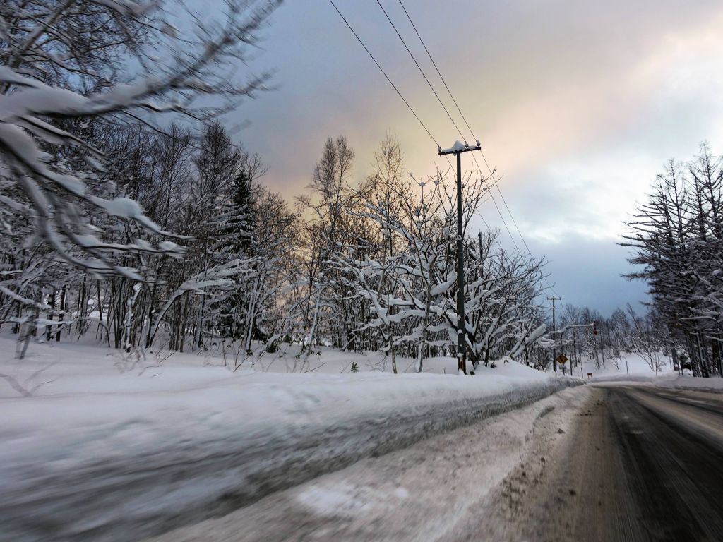 Lots of driving in Sapporo to get some remote resorts (Rusutsu, Kiroro)