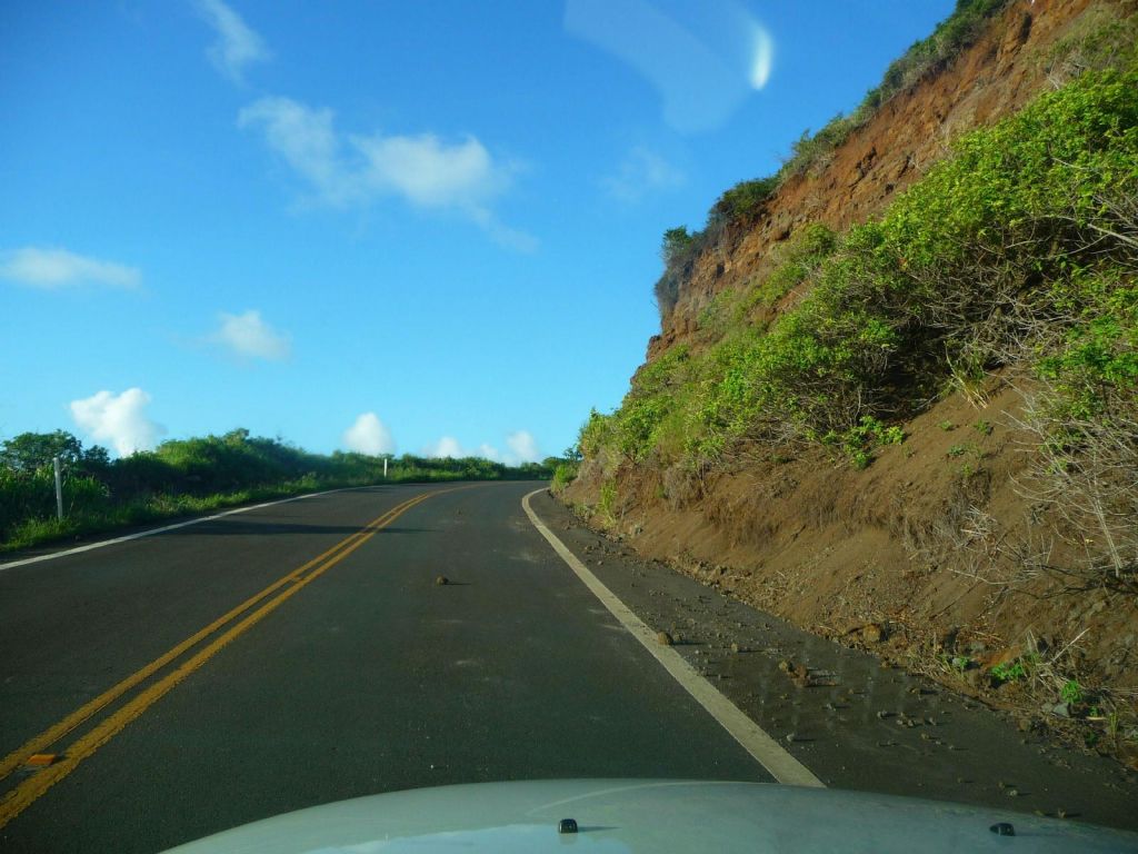 This was nothing, there were some nice sized rocks in the middle of the road