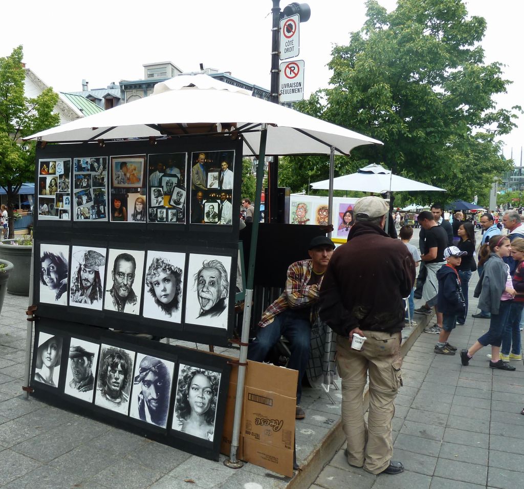 Place de Jacques Cartier is a bit like Place du Tertre in Paris