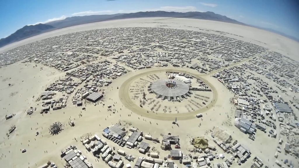 center camp, getting its street watered down