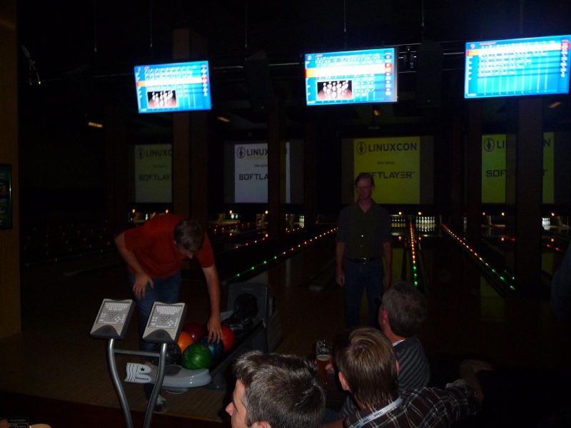 Monday night, we had a bowling outing