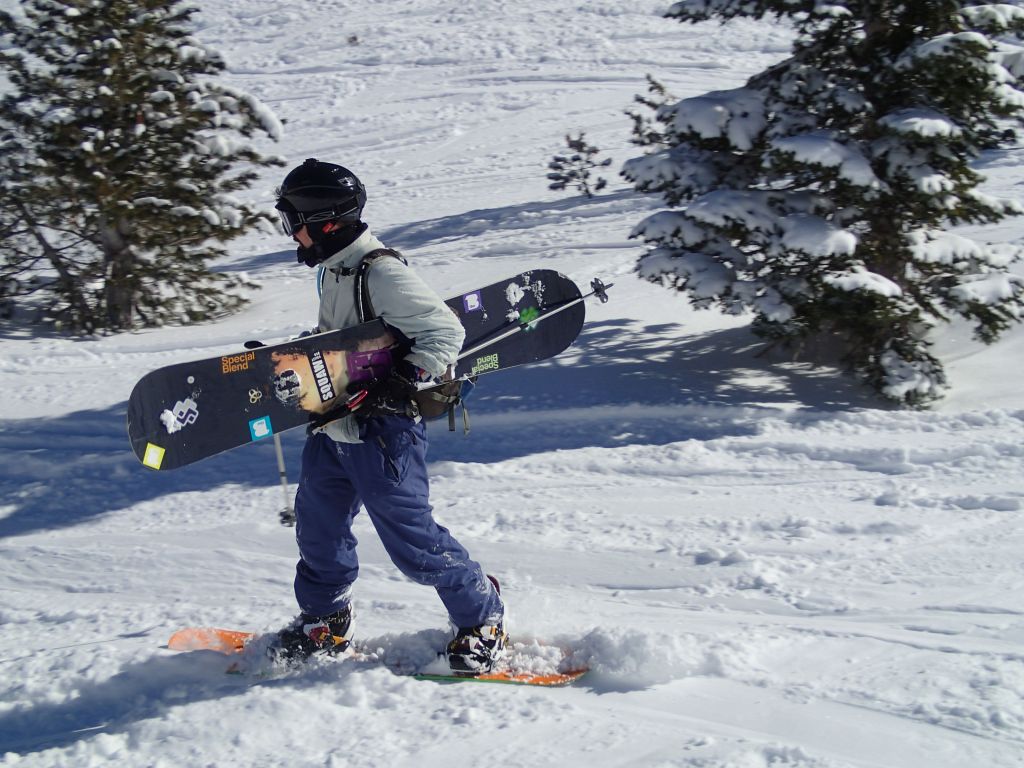 boarding with that board that was catching wind was 'interesting'