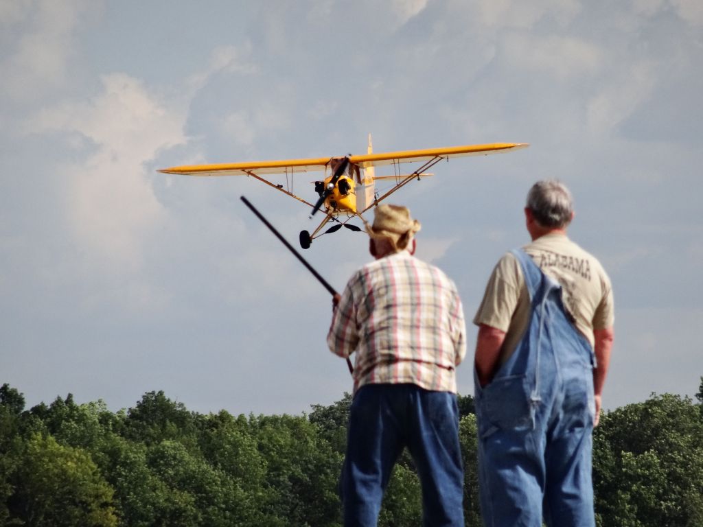 and the redneck show shooting at their own airplane