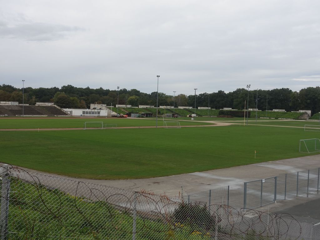 now it's an overgrown field used for sports