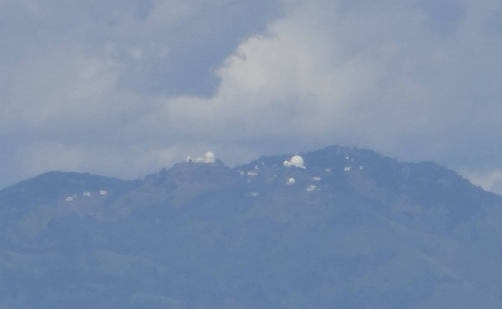 Mt Hamilton across the bay