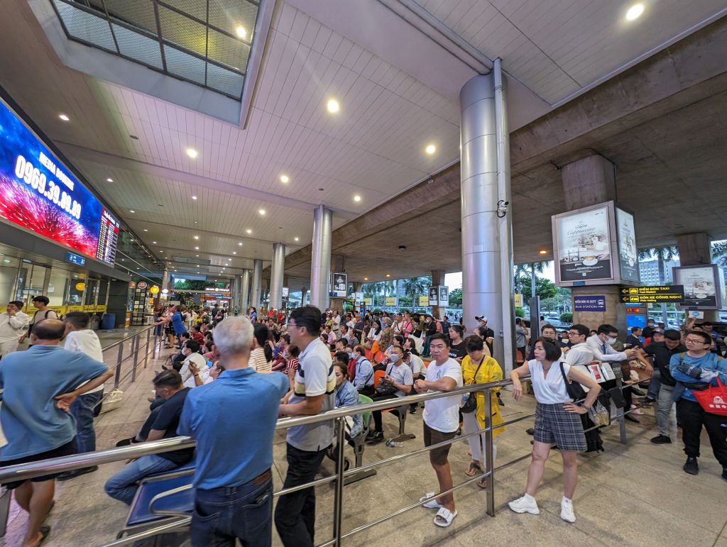 busy airport