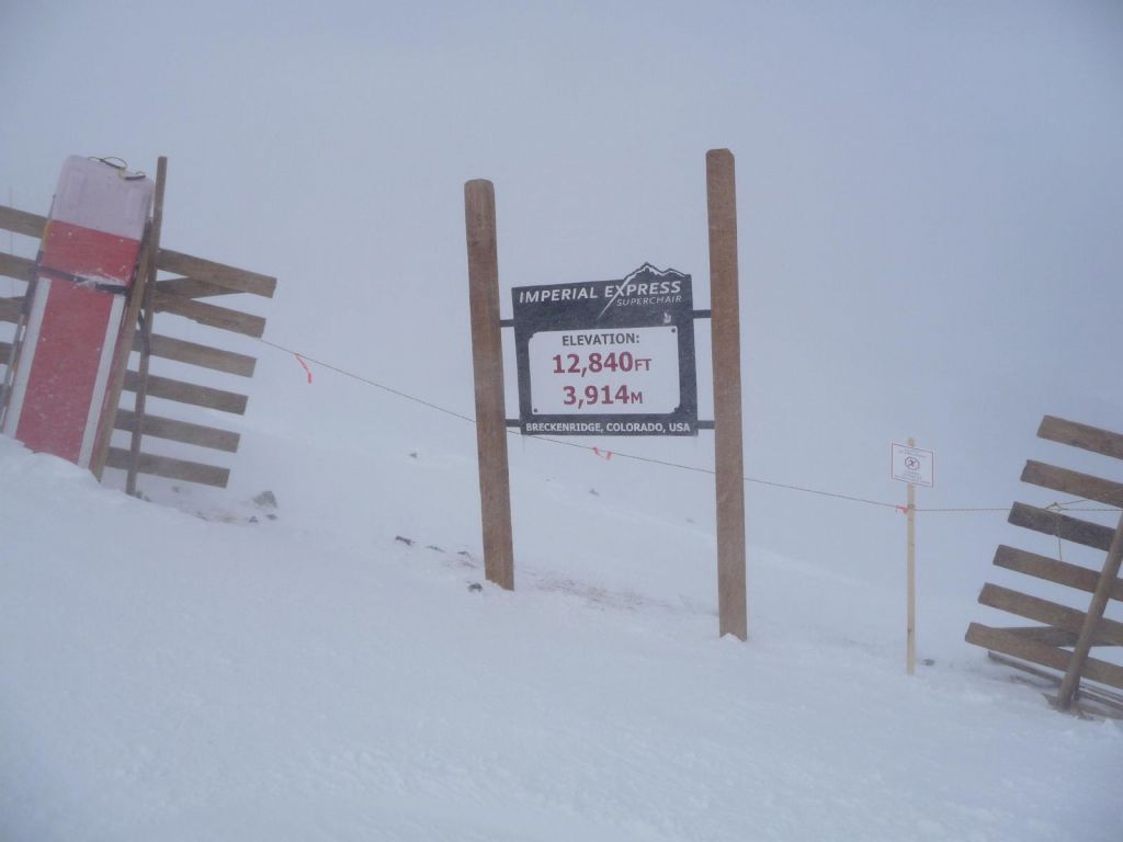 Probably one of the Highest Peaks with a Ski Lift to in the Continental US