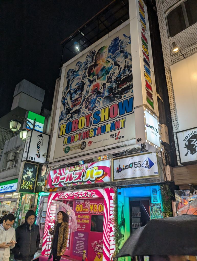 unfortunately the original robot restaurant is dead. The new one is nowhere close