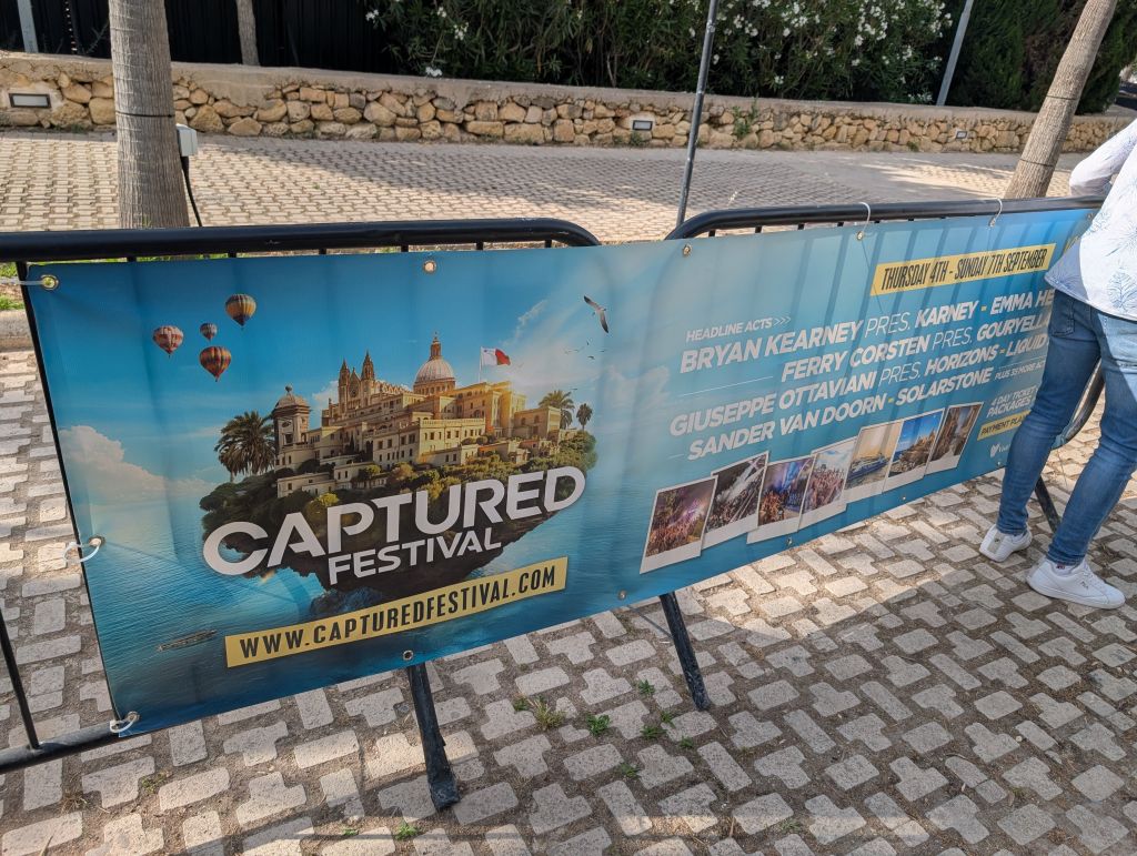 they were already getting ready for Captured in Sept (will be back for that)