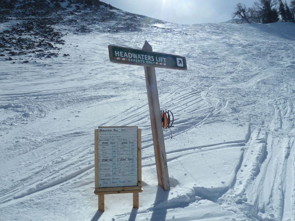 their best lift was actually uphill from the closest lift, so you had to hike there