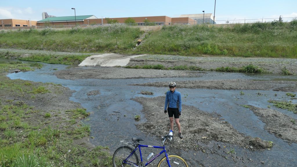 we took the scenic route through another trail and a stream crossing :)