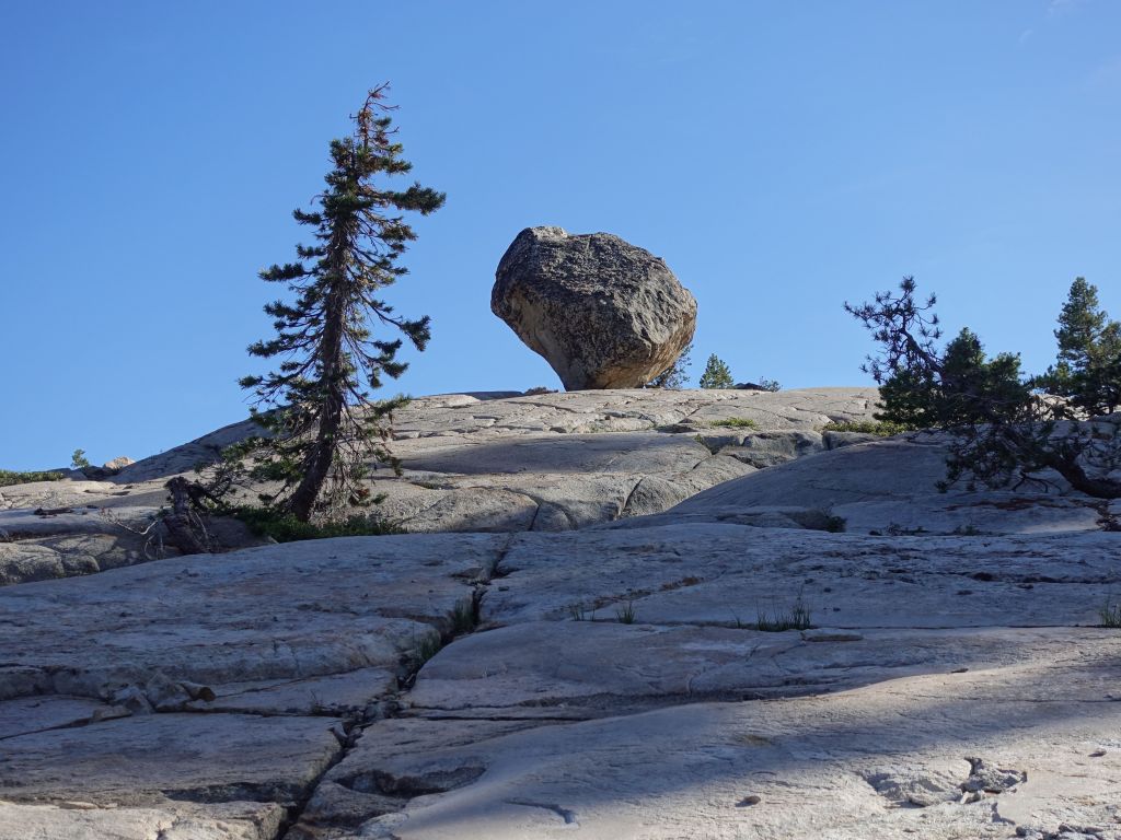 always fun to see where glaciers left some rocks, and in which position