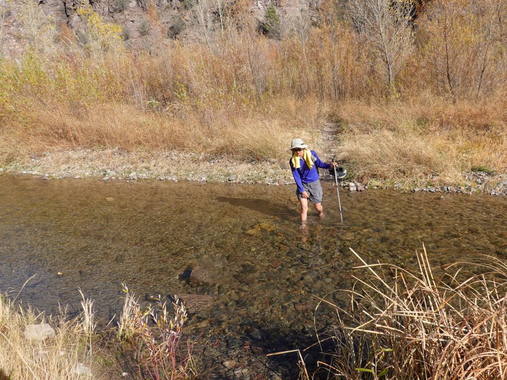 after crossing the river twice