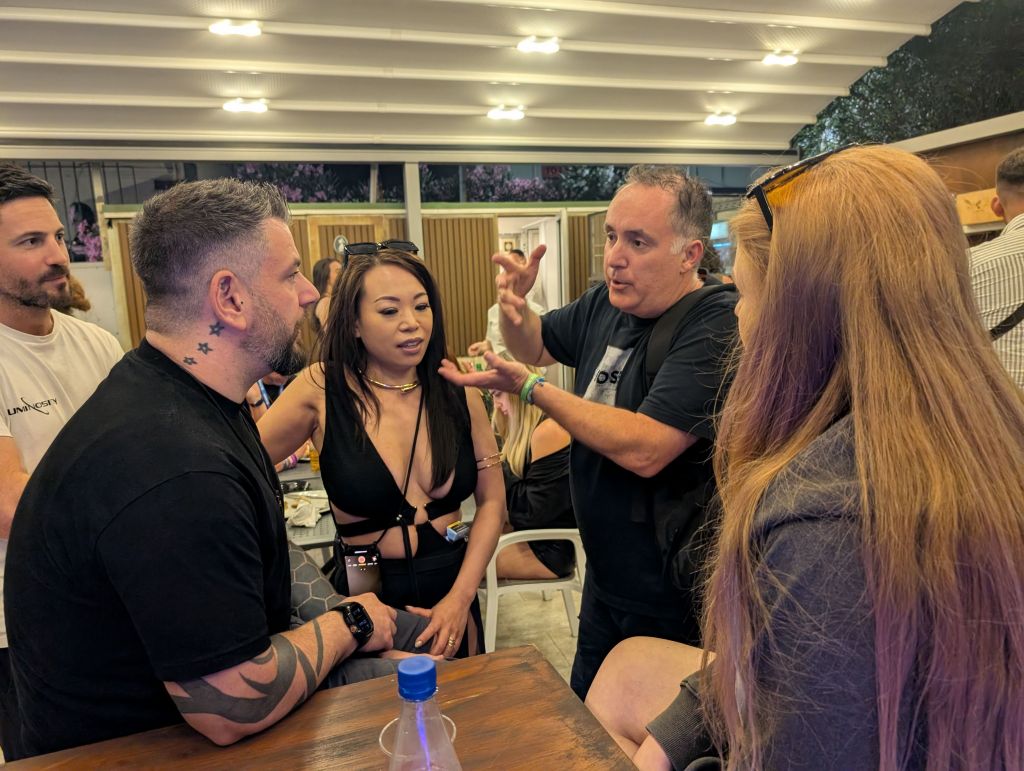 we got to chat afterwards
